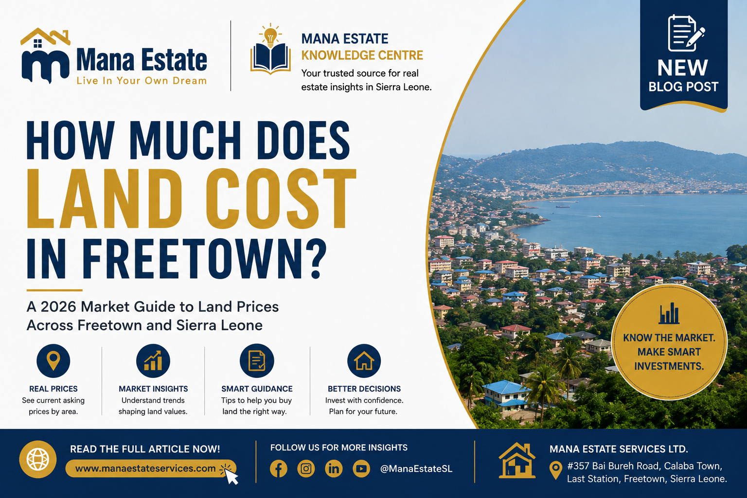 How Much Does Land Cost in Freetown? A Comprehensive 2026 Market Guide to Land Prices Across Freetown and Sierra Leone